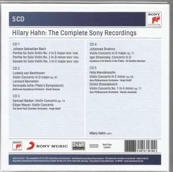 5CD/Caja Hilary Hahn: The Complete Sony Recordings