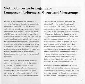CD Wolfgang Amadeus Mozart: Violin Concertos