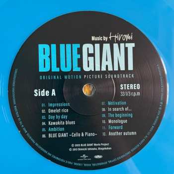 2LP Hiromi Uehara: Blue Giant - Original Motion Picture Soundtrack CLR | LTD