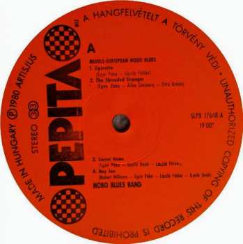 LP Hobo Blues Band: Középeurópai Hobo Blues = Middle-European Hobo Blues