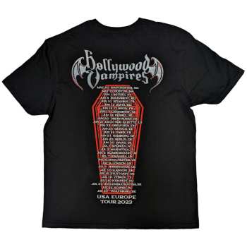 Mercancía Hollywood Vampires: Hollywood Vampires Unisex T-shirt: Caricatures (back Print) (small) S