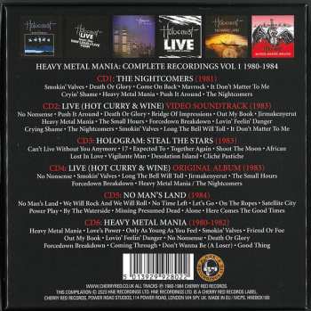 6CD/Caja Holocaust: Heavy Metal Mania (Complete Recordings Vol.1 1980-1984)