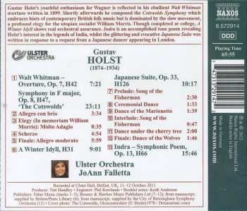 CD Gustav Holst: Cotswolds Symphony