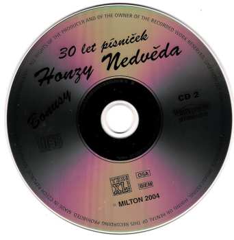 2CD Jan Nedvěd: 30 Let Písniček Honzy Nedvěda (Live)