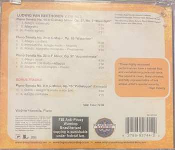 CD Ludwig van Beethoven: Piano Sonatas: No. 14 "Moonlight" / No. 21 "Waldstein" / No. 23 "Appassionata"