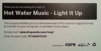 LP Hot Water Music: Light It Up LTD | CLR
