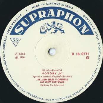 LP Miroslav Horníček: Hovory "H"