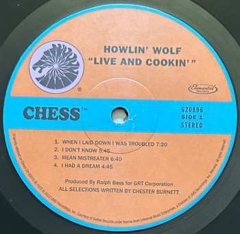 LP Howlin' Wolf: Live And Cookin' At Alice's Revisited LTD
