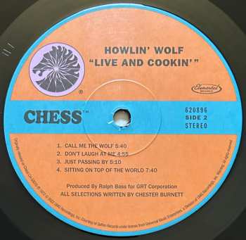 LP Howlin' Wolf: Live And Cookin' At Alice's Revisited LTD