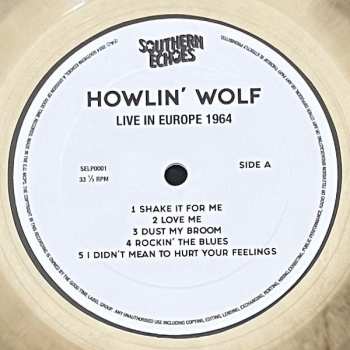LP Howlin' Wolf: Live In Europe 1964 CLR