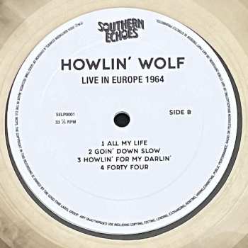 LP Howlin' Wolf: Live In Europe 1964 CLR