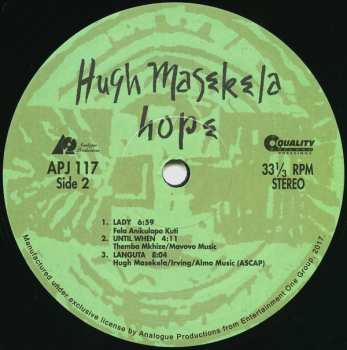 2LP Hugh Masekela: Hope