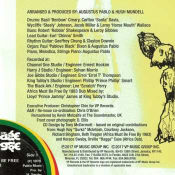 CD Augustus Pablo: Africa Must Be Free By 1983 