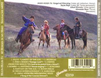 CD Huun-Huur-Tu: 60 Horses In My Herd (Old Songs And Tunes Of Tuva)