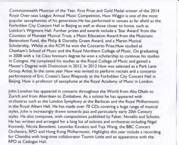 CD Huw Wiggin: Reflections