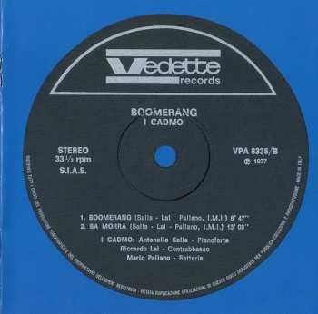 CD I Cadmo: Boomerang