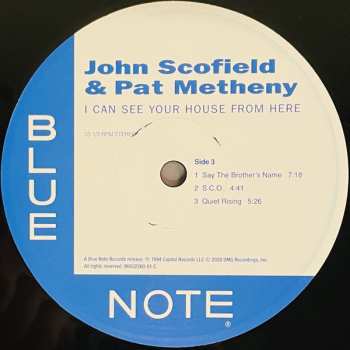 2LP John Scofield: I Can See Your House From Here