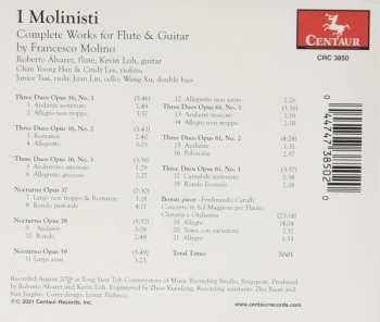 CD Francesco Molino: Complete Works For Flute & Guitar
