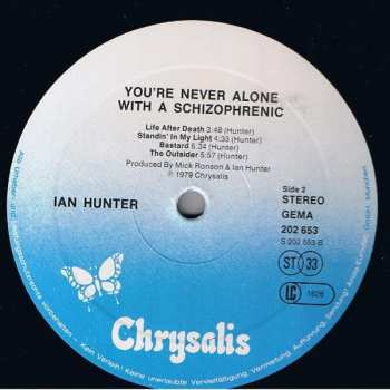 LP Ian Hunter: You're Never Alone With A Schizophrenic