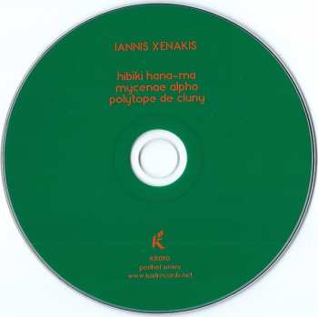 CD Iannis Xenakis: Electroacoustic Works