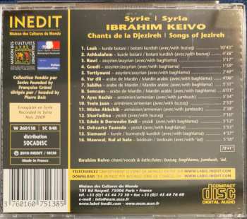CD Ibrahim Keivo: Syrie: Chants De La Djezireh = Syria: Songs Of Jezireh