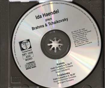 CD The London Symphony Orchestra: Brahms/Tchaikovsky - Violin Concertos