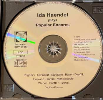 CD Ida Haendel: Popular Encores