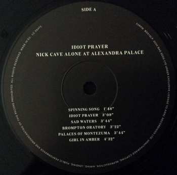 2LP Nick Cave: Idiot Prayer (Nick Cave Alone At Alexandra Palace)