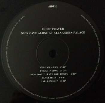 2LP Nick Cave: Idiot Prayer (Nick Cave Alone At Alexandra Palace)