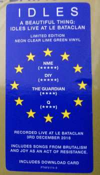 2LP Idles: A Beautiful Thing: Idles Live At Le Bataclan LTD | CLR