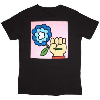 Mercancía Idles: Idles Unisex T-shirt: Cartoon Flower (back Print) (small) S