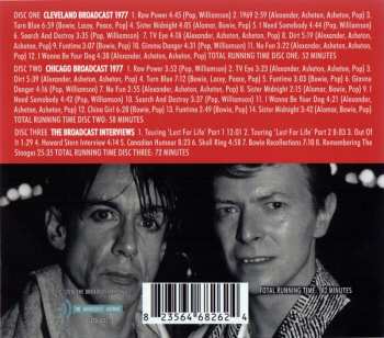 3CD/Caja Iggy Pop: Bowie Vs Iggy: The Broadcast Archives