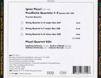 CD Ignaz Pleyel: Preußische Quartette 7-9