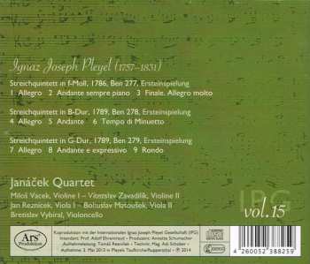 CD Ignaz Pleyel: Quintette Ben 277-279