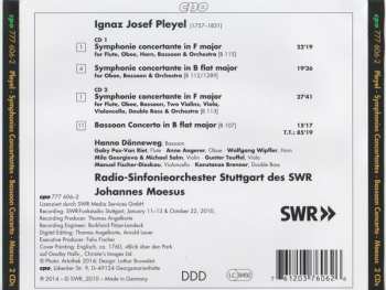 2CD Ignaz Pleyel: Symphonies Concertantes - Bassoon Concerto
