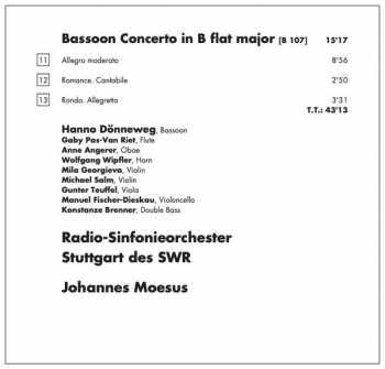 2CD Ignaz Pleyel: Symphonies Concertantes - Bassoon Concerto