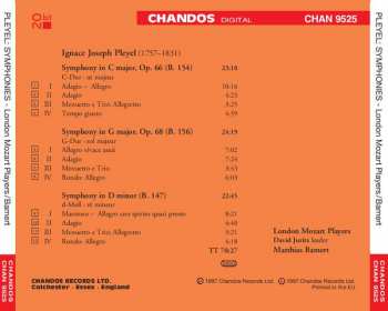CD Ignaz Pleyel: Symphonies (Premier Recordings)