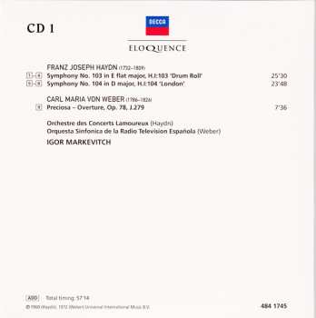 26CD/Caja Igor Markevitch: Igor Markevitch / The Philips Legacy