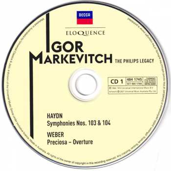 26CD/Caja Igor Markevitch: Igor Markevitch / The Philips Legacy