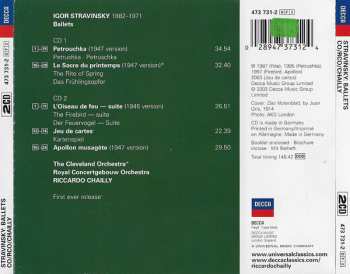 2CD Igor Stravinsky: Ballets - Le Sacre Du Printemps - Petrouchka - Jeu De Cartes - Appollon Musagète - L'Oiseau De Feu (Suite)
