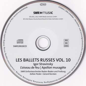 CD Igor Stravinsky: L’oiseau De Feu / Apollon Musagète