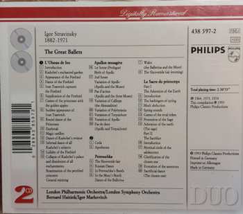 2CD Igor Stravinsky: Die Großen Ballette - Der Feuervogel / Le Sacre Du Printemps / Apollon Musagète / Petruschka