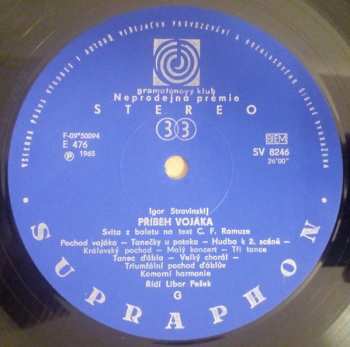 LP Igor Stravinsky: Svatba / Příběh Vojáka