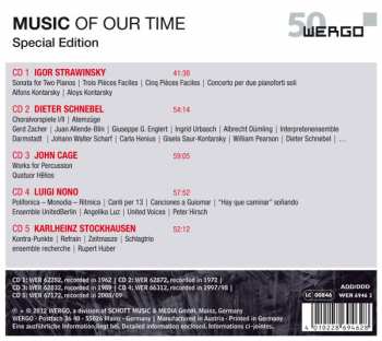 5CD/Caja Igor Stravinsky: WERGO - 50 Years (Since 1962)