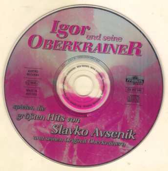 CD Igor Und Seine Oberkrainer: Spielen Die Größten Hits Von Slavko Avsenik Und Seinen Original Oberkrainern