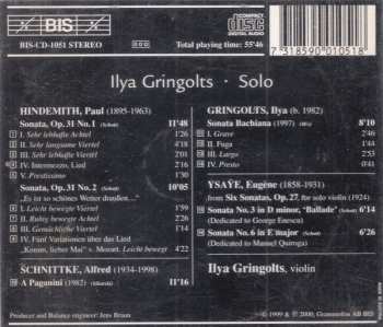 CD Ilya Gringolts: Solo