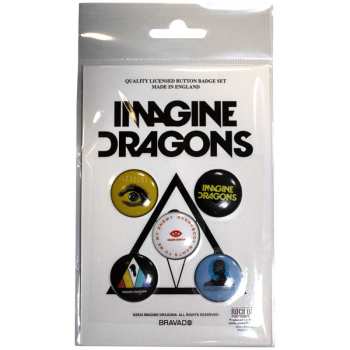 Mercancía Imagine Dragons: Imagine Dragons  Button Badge Pack: Enemy