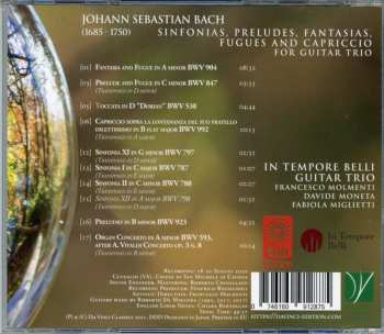 CD In Tempore Belli: Johann Sebastian Bach: Sinfonias, Preludes, Fantasias, Fugues and Capriccio For Guitar Trio