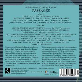 CD Inalto: Passages - German Ritual Music 1600-1800