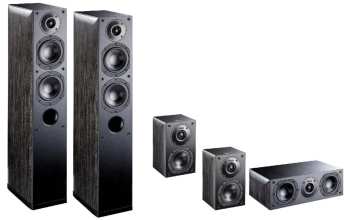 Técnica de áudio Indiana Line NOTA X Home Cinema set 5.0 - Black